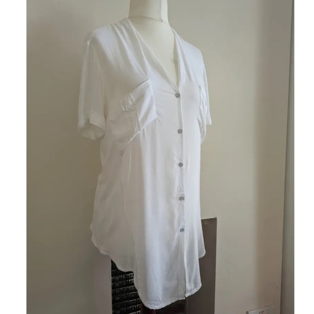 Helmut Lang Button Down Blouse - image 2